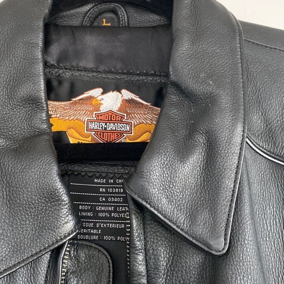 Harley Davidson Leather Jacket - Picture 6 of 8